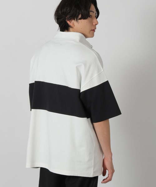 tシャツ パネルハーフZIPロゴＴ / 283481 メンズ | LAKOLE | 12