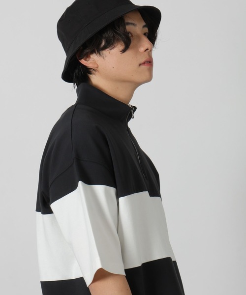 tシャツ パネルハーフZIPロゴＴ / 283481 メンズ | LAKOLE | 18