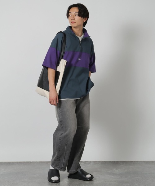 tシャツ パネルハーフZIPロゴＴ / 283481 メンズ | LAKOLE | 20