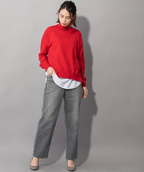 「Munich」 タートルネックニット FREE ベージュ レディース_画像3