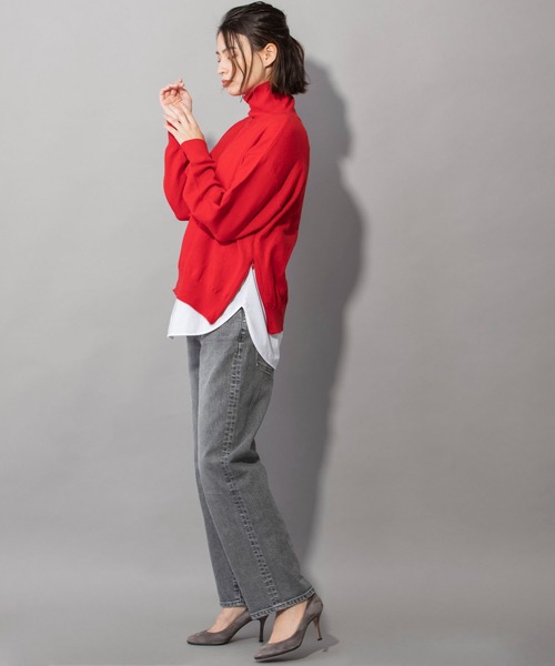 「Munich」 タートルネックニット FREE ベージュ レディース_画像5