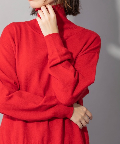 「Munich」 タートルネックニット FREE ベージュ レディース_画像9