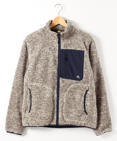 LOGOS park」 ジップアップブルゾン M ベージュ メンズ : ZOZOTOWN