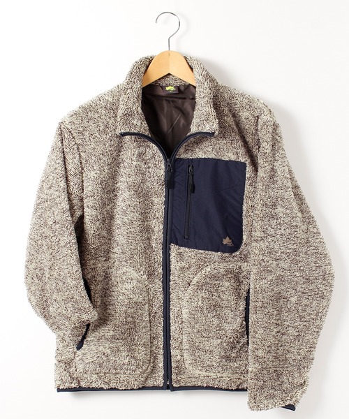LOGOS park」 ジップアップブルゾン M ベージュ メンズ : ZOZOTOWN