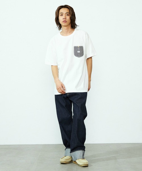 【関税込み】Dion Lee ブラック スリムフィットTシャツ Lee tシャツ Lee/リー デニムポケットTシャツ/半袖Tシャツ