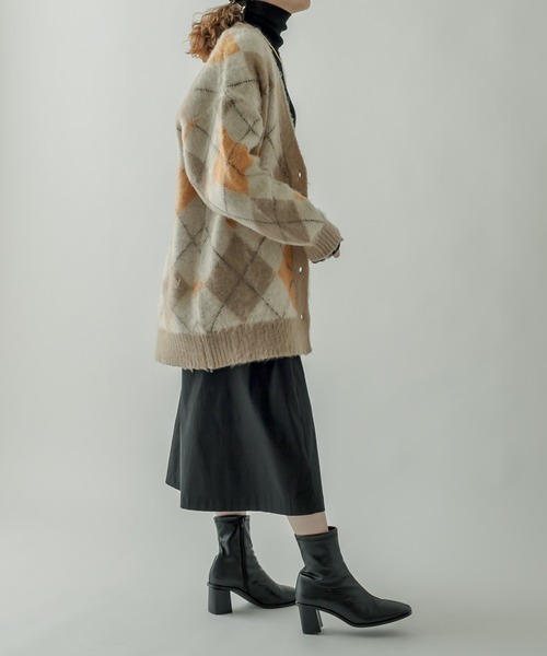 「mystic」 ニットカーディガン FREE ベージュ レディース_画像8