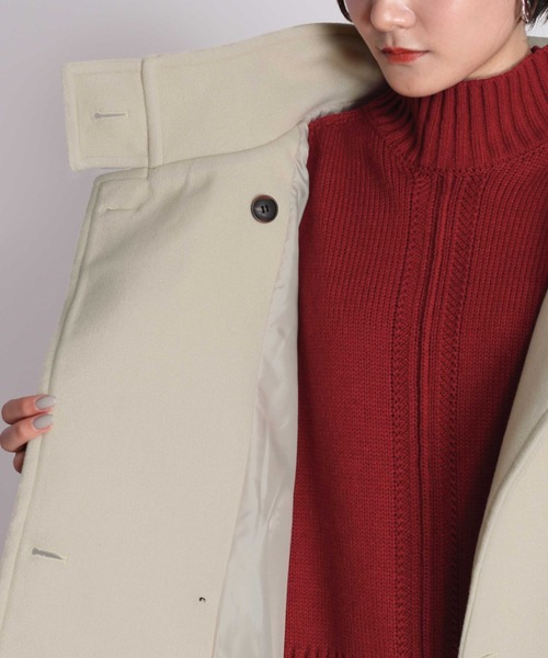 「cepo」 コート M オフホワイト レディース_画像3