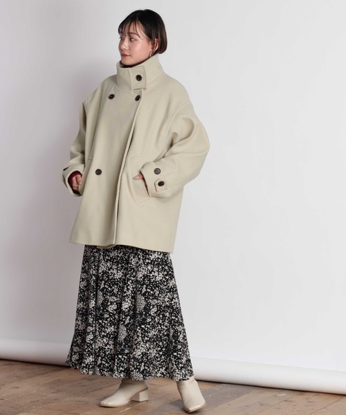 「cepo」 コート M オフホワイト レディース_画像4