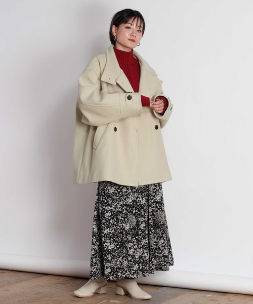 「cepo」 コート M オフホワイト レディース_画像8