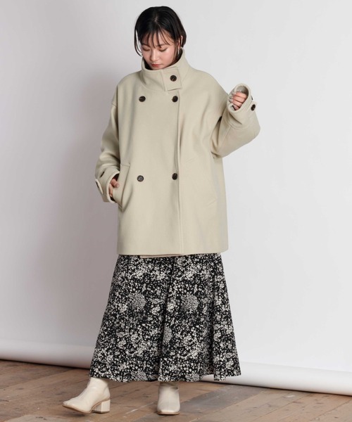 「cepo」 コート M オフホワイト レディース_画像9