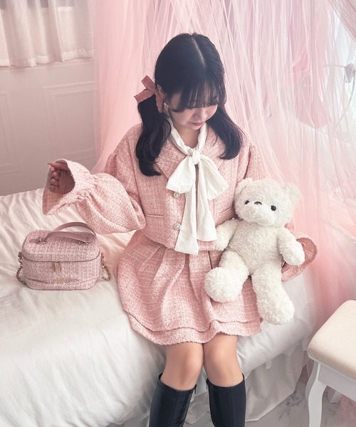 apres jour（アプレジュール） ツイードジャケット X-LARGE