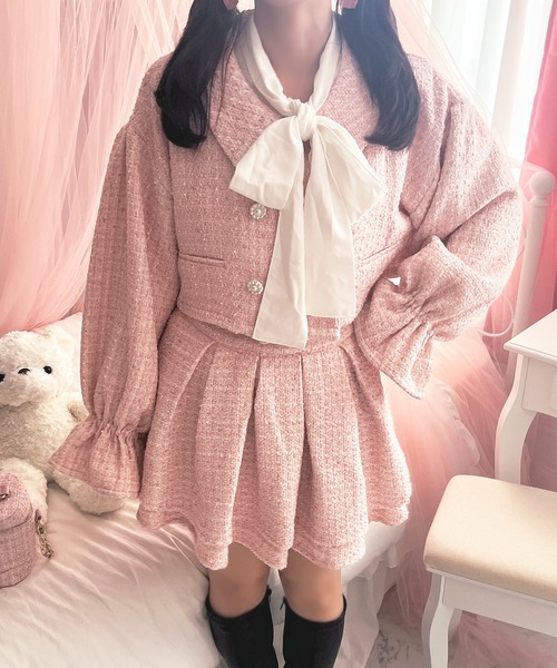 apres jour（アプレジュール） ツイードジャケット X-LARGE