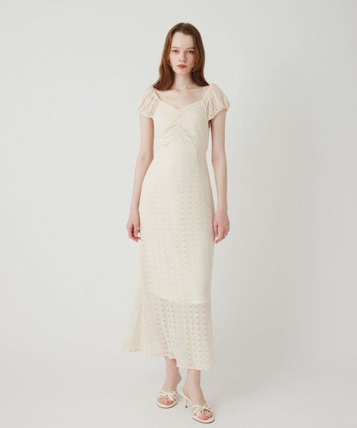 DEICY（デイシー） ワンピース ストレッチレースロングワンピース