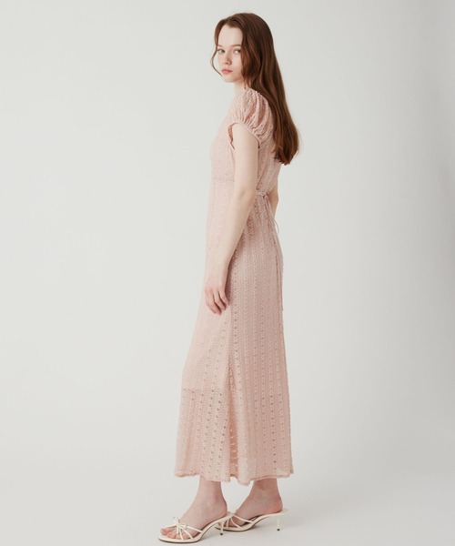 美品　デイシー　ロングワンピース DEICY ワンピース ストレッチレースロングワンピース : ZOZOTOWN