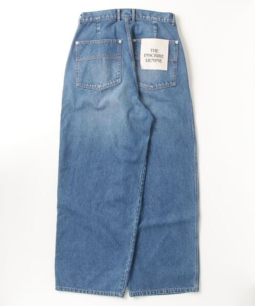 即完売 アンスクリア 【レディース】Denim Tuck Wide Pants INSCRIRE【 womens 】 Denim tuck wide pants | Terminal