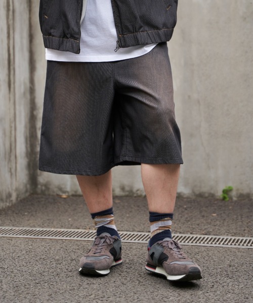 NO NEED（ノーニード） ハーフパンツ パンツ 短パン メッシュデニム 