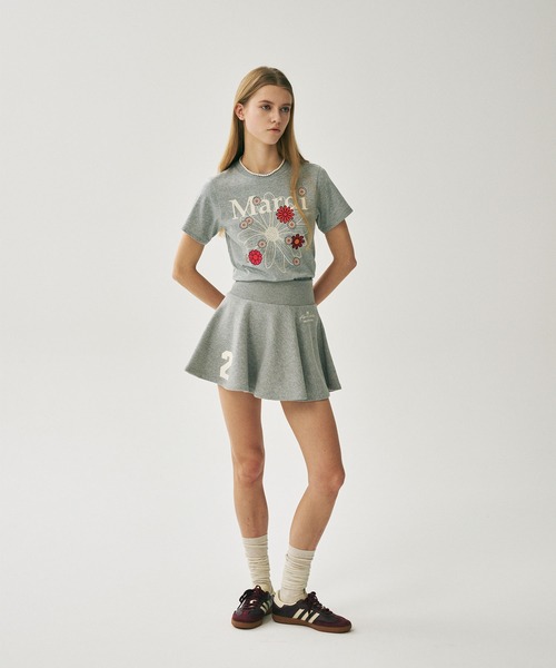 tシャツ SLIM TSHIRT FLOWERMARDI BLOSSOM レディース SLIM TSHIRT FLOWERMARDI BLOSSOM（Tシャツ/カットソー）｜Mardi