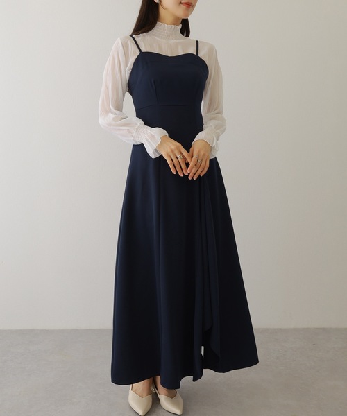 Lace Ladies（レースレディース） ワンピース バック シャーリング