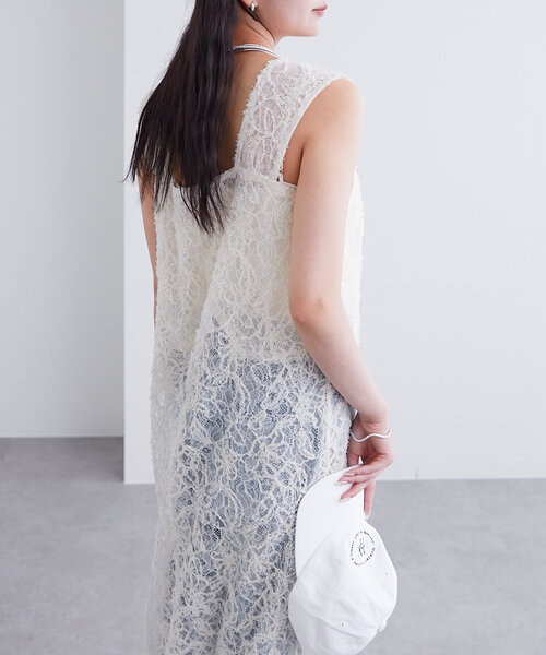mystic（ミスティック） ワンピース レースタンクワンピース