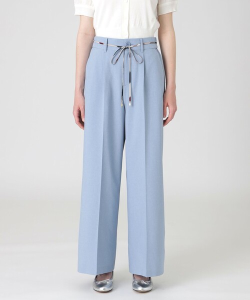 BLUE LABEL CRESTBRIDGE ワイドパンツ タックワイドパンツ（パンツ）｜BLUE LABEL CRESTBRIDGE(ブルー