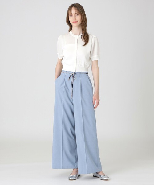 BLUE LABEL CRESTBRIGEブルーレーベル ワイドパンツ38美品 デニムワイドパンツ（パンツ）｜BLUE LABEL CRESTBRIDGE(ブルー