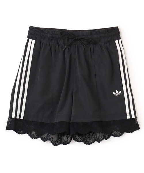 【Adidas】レース TRIM 3-STRIPES ショートパンツ 送料間税込 adidas パンツ 3 STRIPE SHORT / アディダス レース トリム