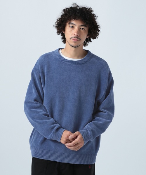 「BAYFLOW」 長袖ニット SMALL イエロー メンズ