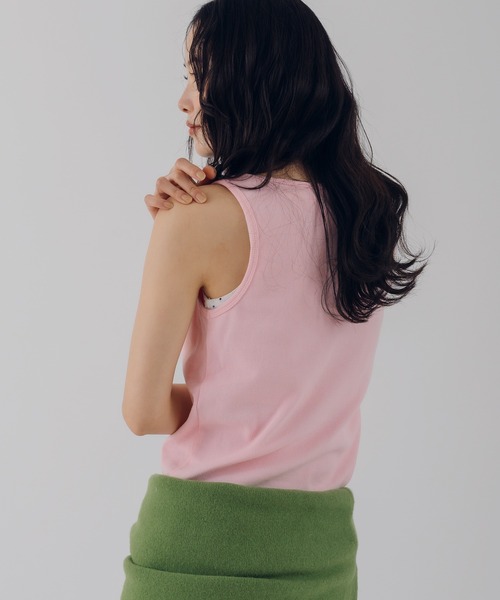 MUHET（ミュエータ） タンクトップ ノースリーブ layered like tank