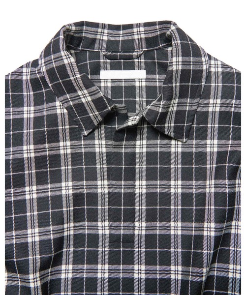 トップス SOPHNET SAXONY WOOL CHECK POLO SHIRT SOPH. | SAXONY WOOL CHECK POLO SHIRT(2 (M) B(BROWN CHECK)):