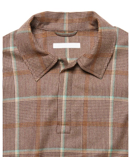 トップス SOPHNET SAXONY WOOL CHECK POLO SHIRT SAXONY WOOL CHECK POLO SHIRT（ポロシャツ）｜SOPHNET.（ソフネット