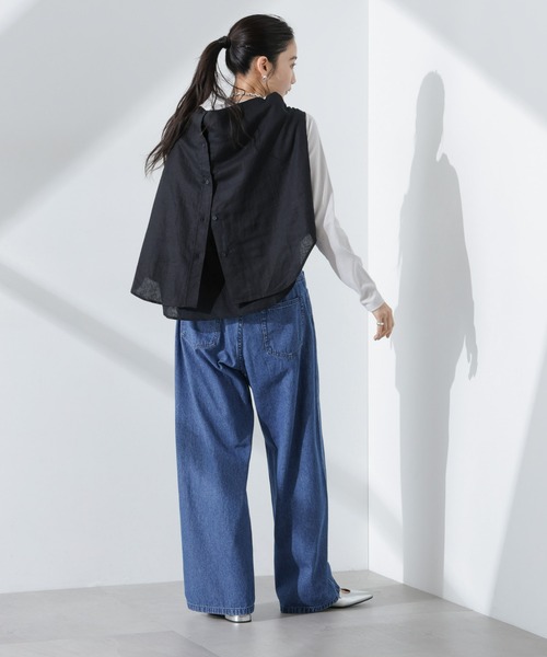 NANO universe ジーンズ デニム デニムパンツ ドロストソフト