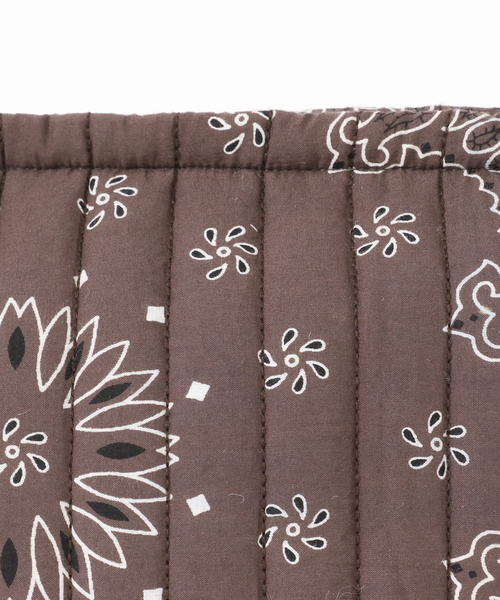 IENA（イエナ） ポーチ MALUS/マリュス BANDANA QUILTING POUCH ポーチ