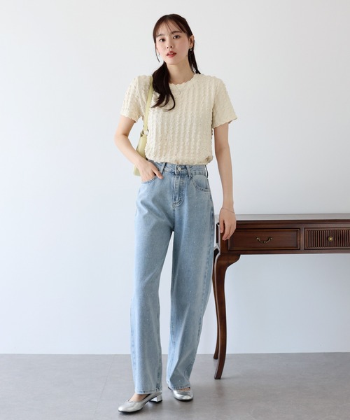 「BLUEEAST」 半袖カットソー MEDIUM ピンク レディース