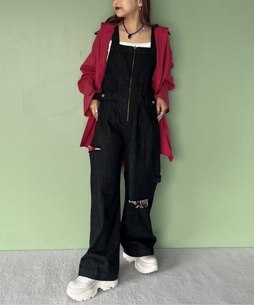 JEANASIS 「JEANASIS」 オーバーオール SMALL ブラック