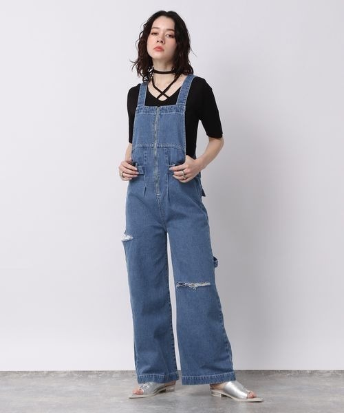 JEANASIS 「JEANASIS」 オーバーオール SMALL ブラック