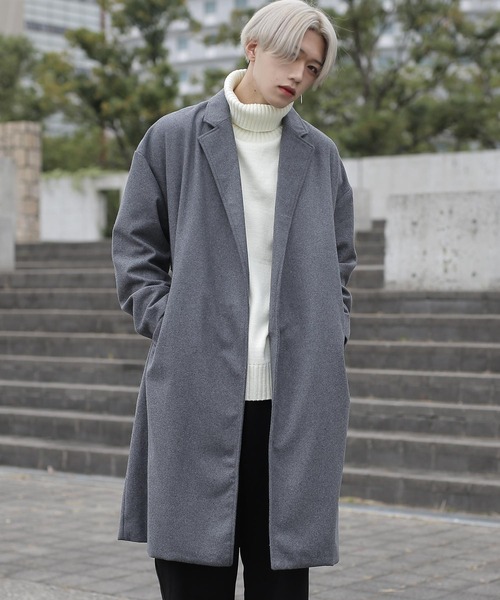 G.O.C チェスターコート MEDIUM グレー メンズ : ZOZOTOWN Yahoo!店