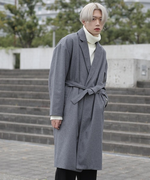 G.O.C チェスターコート MEDIUM グレー メンズ : ZOZOTOWN Yahoo!店