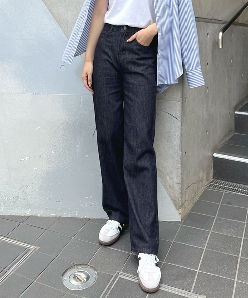 [Futier land] Denim брюки MEDIUM голубой женский 