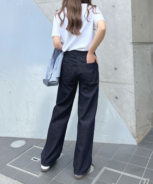 [Futier land] Denim брюки MEDIUM голубой женский 