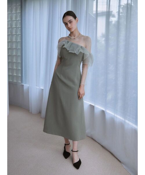 LAGUNAMOON（ラグナムーン） ドレス LADYアシンメトリーフリルドレス