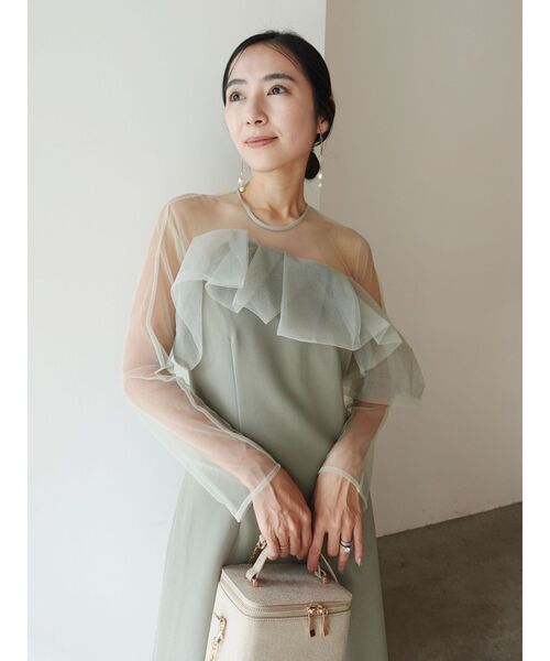 LAGUNAMOON（ラグナムーン） ドレス LADYアシンメトリーフリルドレス