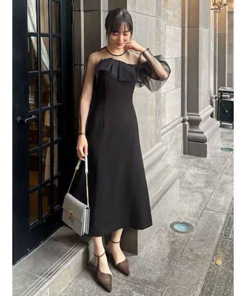 LAGUNAMOON（ラグナムーン） ドレス LADYアシンメトリーフリルドレス