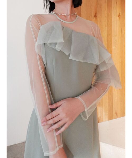 LAGUNAMOON（ラグナムーン） ドレス LADYアシンメトリーフリルドレス