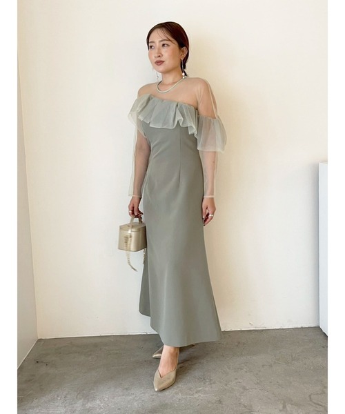 LAGUNAMOON（ラグナムーン） ドレス LADYアシンメトリーフリルドレス