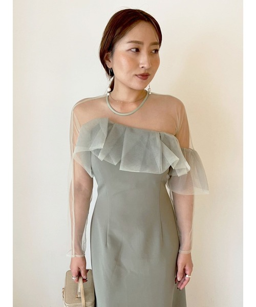 LAGUNAMOON（ラグナムーン） ドレス LADYアシンメトリーフリルドレス