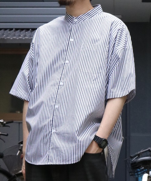 「Starting Over」 「HALHAM」半袖シャツ L ブラック系その他 メンズ_画像8