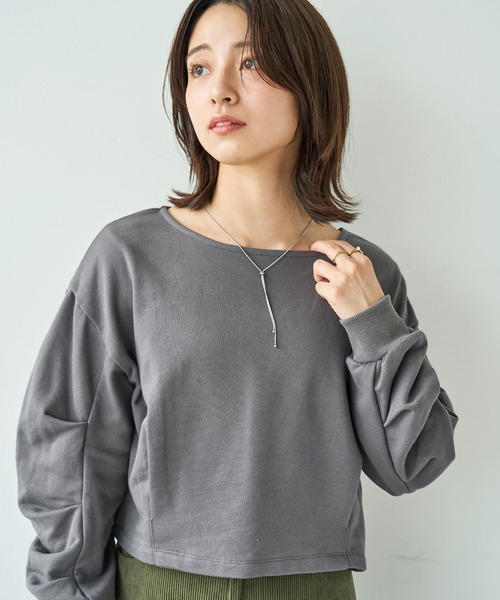 mil（ミル） トレーナー スウェット タックスリーブスウェット「588100