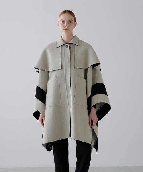 ADORE（アドーア） ステンカラーコート コート Ca混2TONEリバー