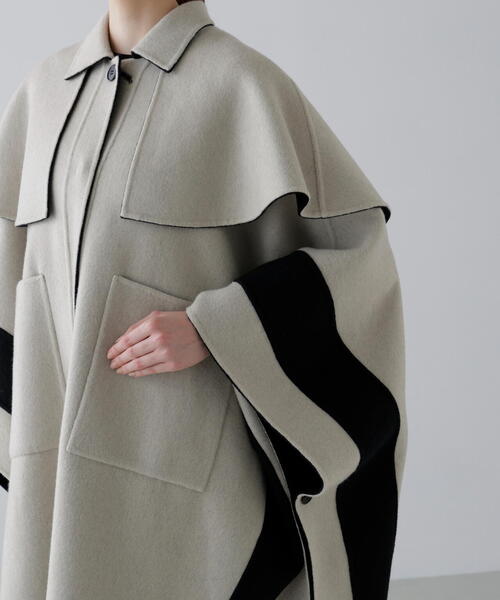 ADORE（アドーア） ステンカラーコート コート Ca混2TONEリバー