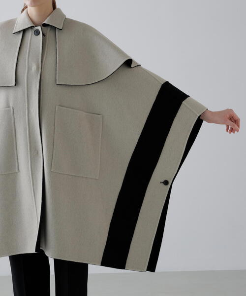 ADORE（アドーア） ステンカラーコート コート Ca混2TONEリバー